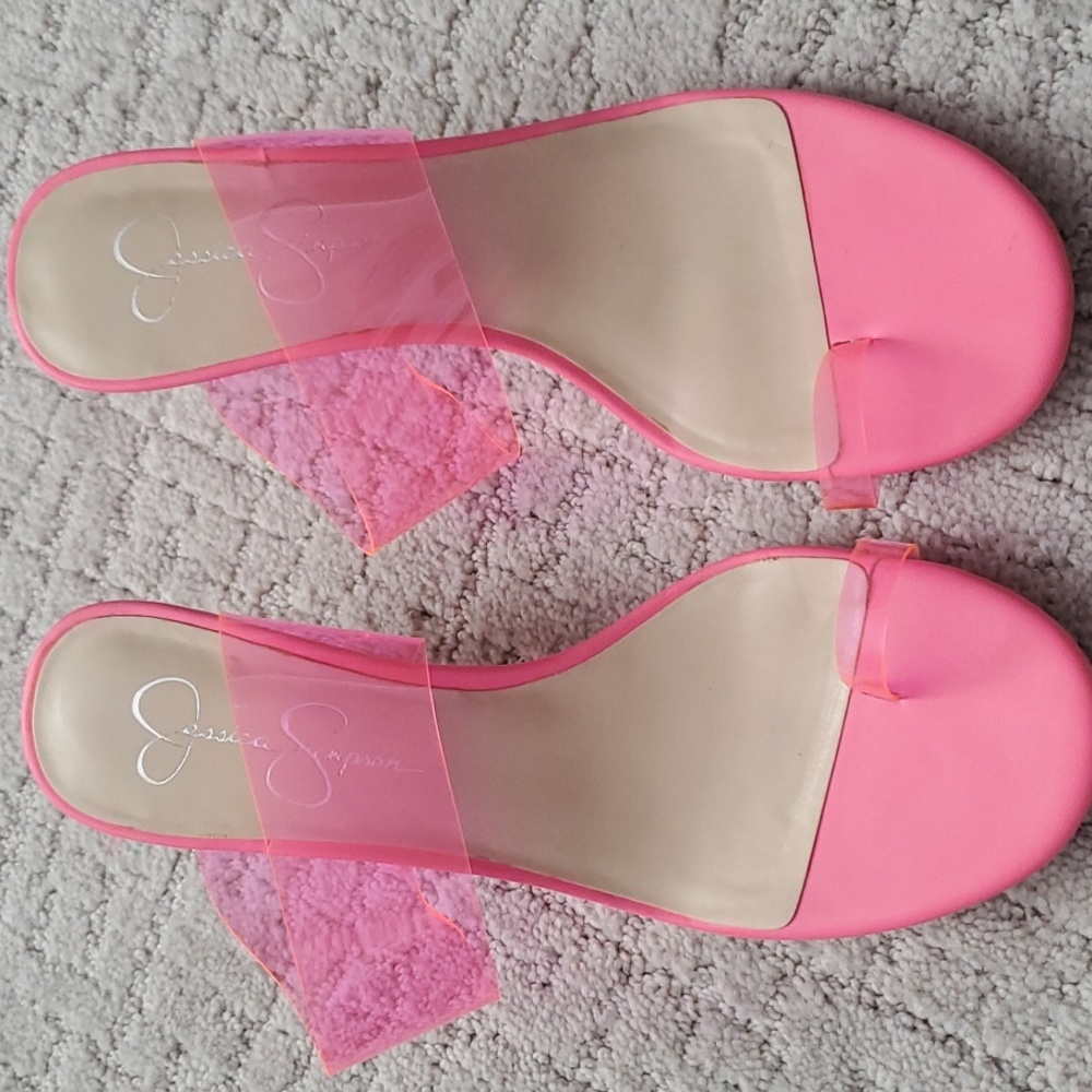 Jessica Simpson Hot Pink heels